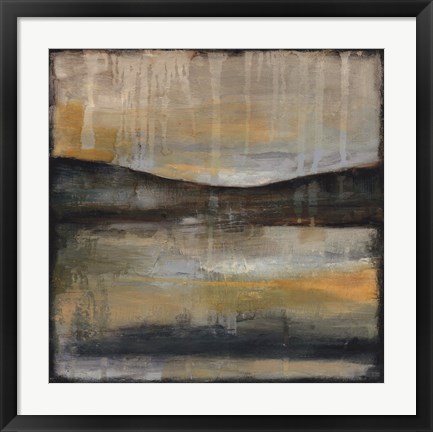 Framed Misty Horizon II Print