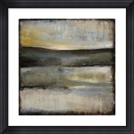 Framed Misty Horizon III Print