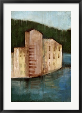 Framed Coastal Villa I Print