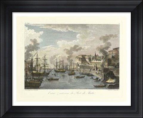 Framed Port Villa III Print