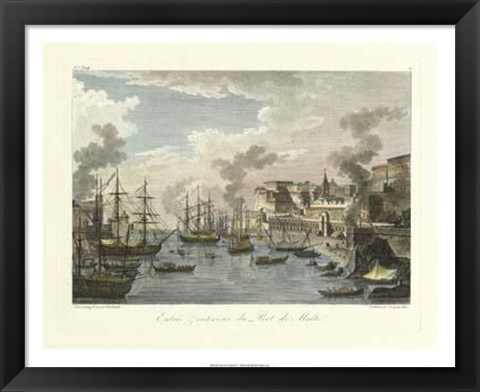 Framed Port Villa III Print