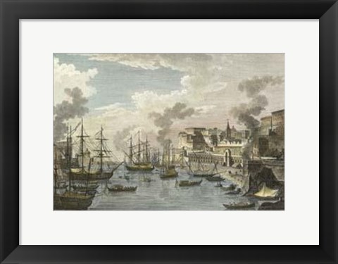 Framed Port Villa III Print