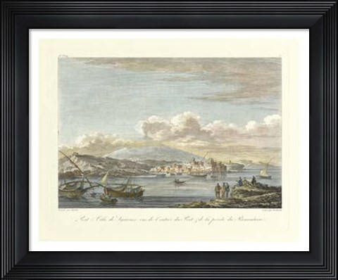 Framed Port Villa IV Print