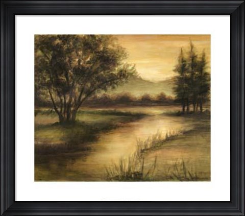 Framed Midsummer Reflections I Print