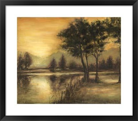 Framed Midsummer Reflections II Print