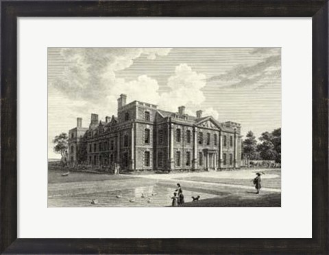 Framed Hill Hall In Essex Print