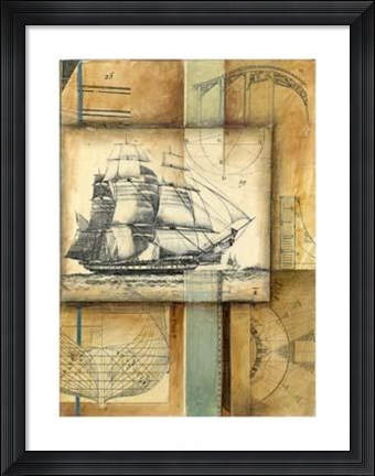 Framed Nautical Passage Print