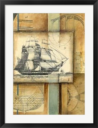 Framed Nautical Passage Print