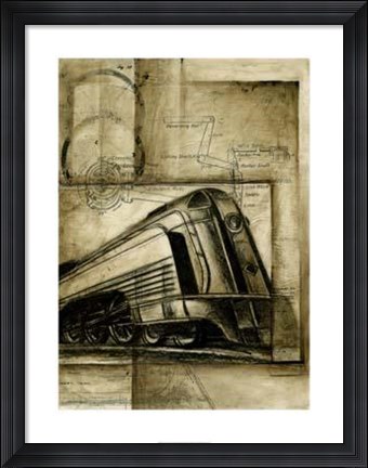 Framed Trans America II Print