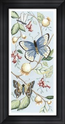 Framed Butterfly Sky I Print