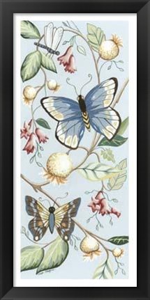 Framed Butterfly Sky I Print