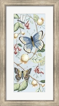 Framed Butterfly Sky I Print
