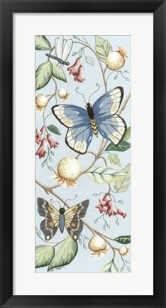 Framed Butterfly Sky I Print