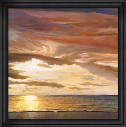 Framed Quiet Horizon II Print