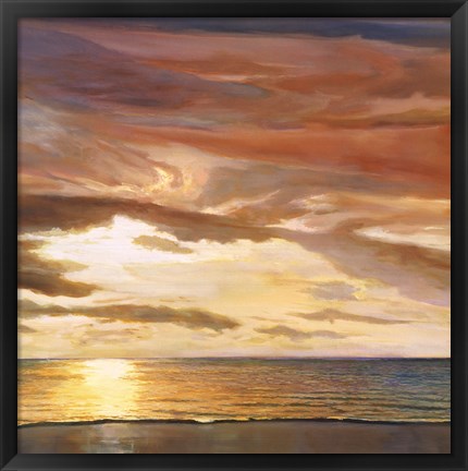 Framed Quiet Horizon II Print