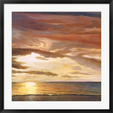 Framed Quiet Horizon II Print