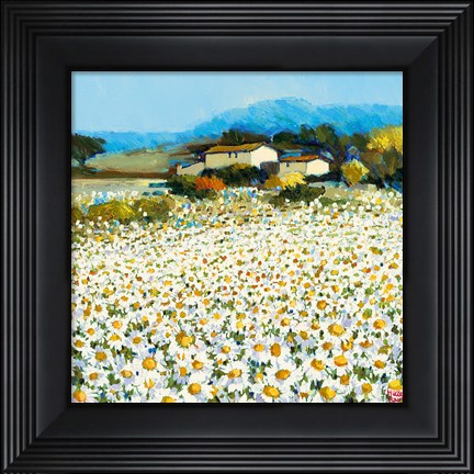 Framed Farm Near Bini Print