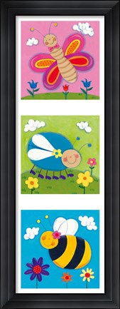 Framed Garden Party II Print