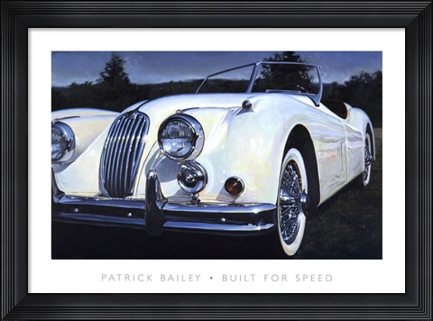 Framed Built for Speed Print