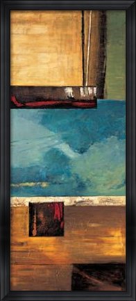 Framed World View I Print