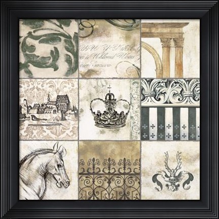 Framed Baroque II Print