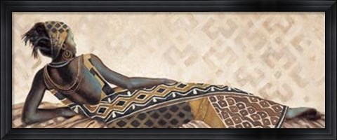Framed Femme Africaine V Print
