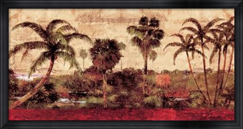 Framed Palm Garden Print