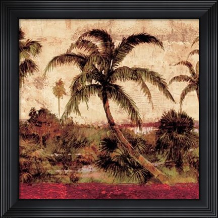 Framed Palmas I Print