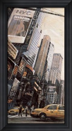 Framed Times Square I Print