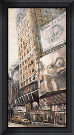 Framed Times Square III Print