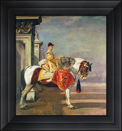 Framed Drum Horse Print