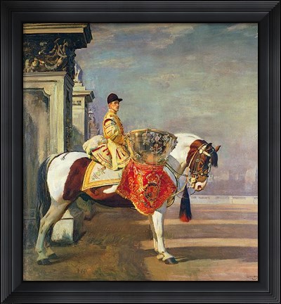 Framed Drum Horse Print