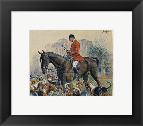 Framed Hunts Man Print