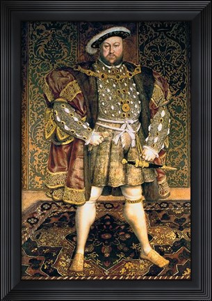 Framed Henry VIII Print
