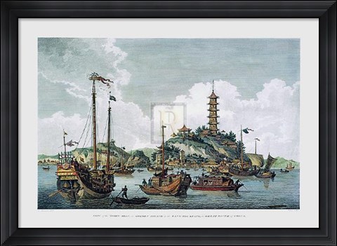 Framed Staunton's Embassy to China Print