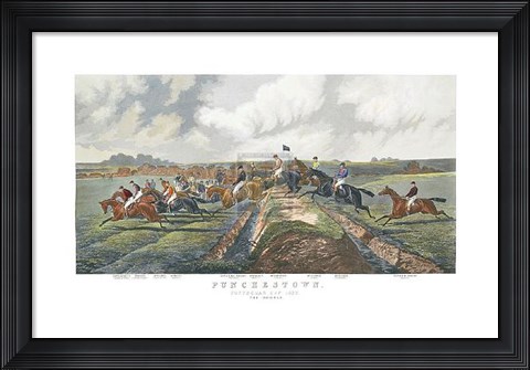 Framed Double, Punchestown Print