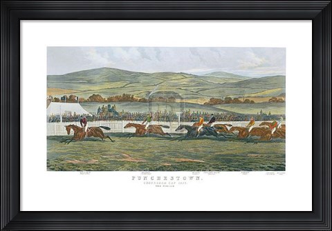 Framed Finish, Punchestown Print