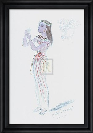 Framed Designs for Cleopatra XXIV Print