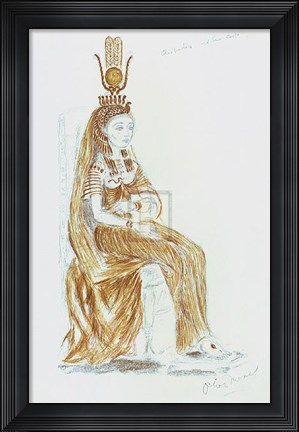 Framed Designs for Cleopatra Xxvi Print