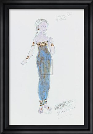 Framed Designs for Cleopatra Xxix Print