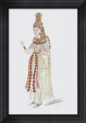 Framed Designs for Cleopatra Xlvi Print
