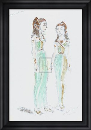Framed Designs for Cleopatra Xlix Print