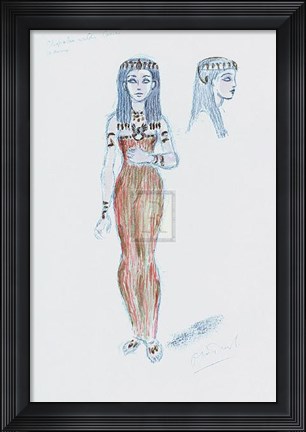 Framed Designs for Cleopatra L Print