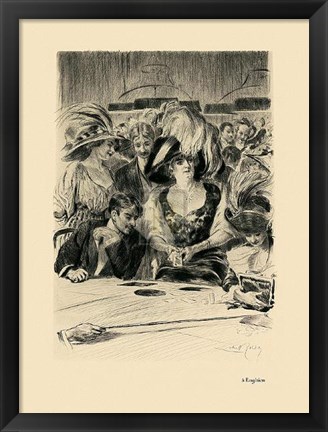 Framed A&#39; Enghien Print