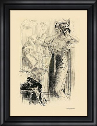 Framed Le Mannequin Print