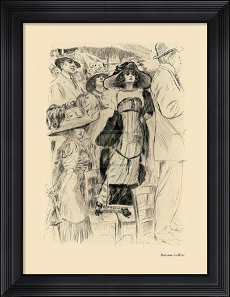 Framed Maisons-Laffitte Print