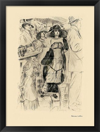 Framed Maisons-Laffitte Print