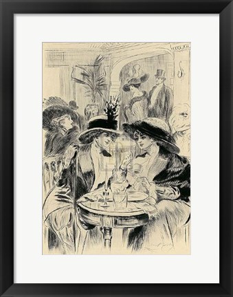 Framed Five O&#39;clock Tea Rumpelmayer Print