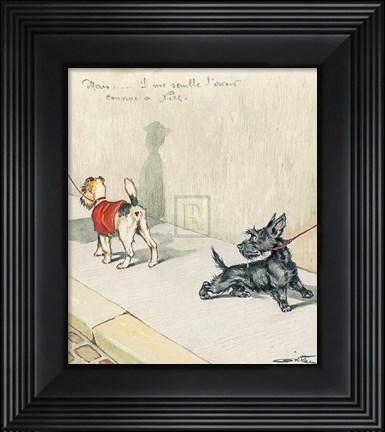 Framed Mais Il Me Semble L&#39;avait Comme a Nice Print