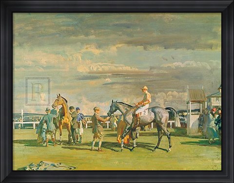 Framed After the Race Print